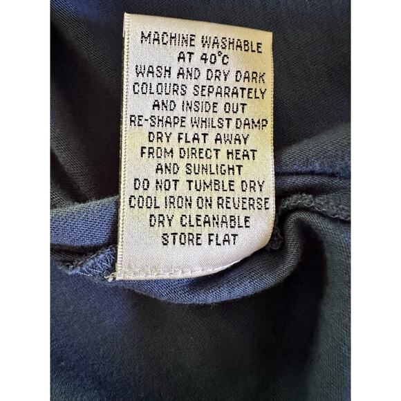 Boden Empire Waist Blue top sz 12 -‎ runs small - Picture 8 of 8